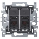 NIKO - Support avec 2x RJ11 UTP