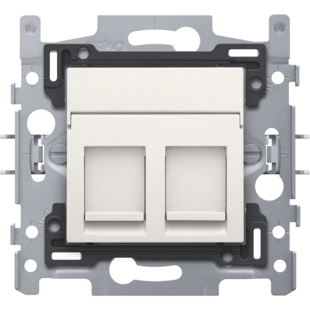 NIKO - Support avec 2x RJ11 UTP NIKO - Support avec 2x RJ11 UTP
