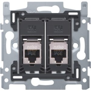 NIKO - Support avec 2x RJ45 STP cat.6