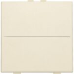 NIKO - Touche simple pour interrupteur sans fil ou BP à 2 boutons de commande