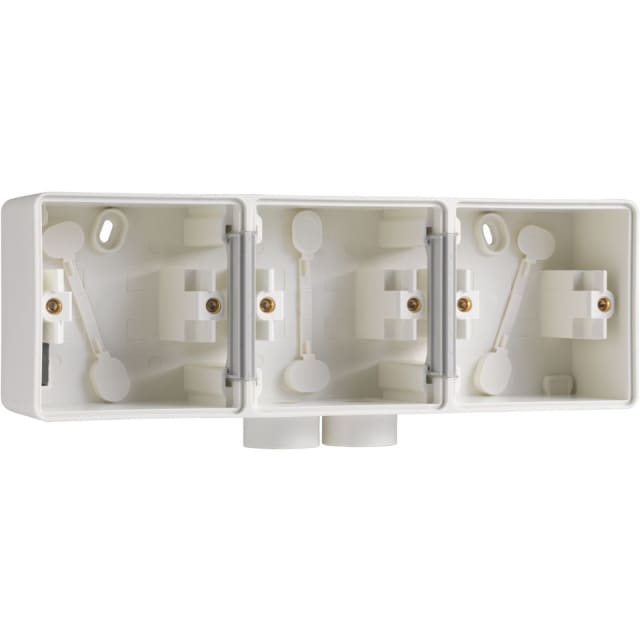 NIKO - Triple boîte en saillie horizontal IP55 NIKO - Triple boîte en saillie horizontal IP55