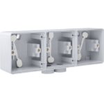 NIKO - Triple boîte en saillie horizontal IP55