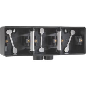 NIKO - Triple boîte en saillie horizontal IP55