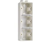NIKO - Triple boîte en saillie vertical IP55