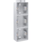 NIKO - Triple boîte en saillie vertical IP55