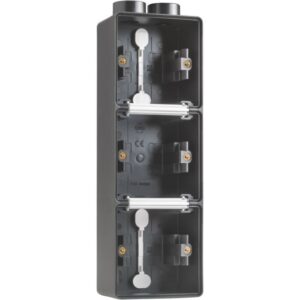 NIKO - Triple boîte en saillie vertical IP55