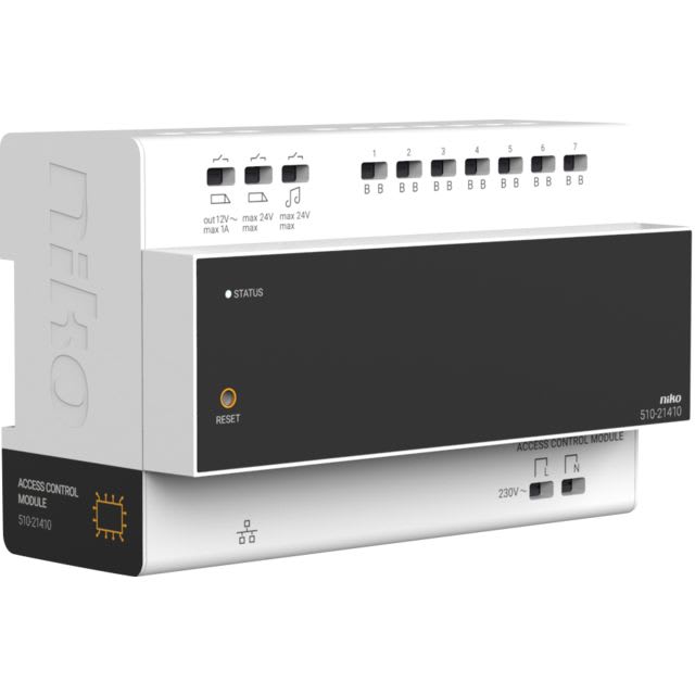 NIKO - Unité de contrôle rail DIN pour poste vidéo extérieur NIKO - Unité de contrôle rail DIN pour poste vidéo extérieur