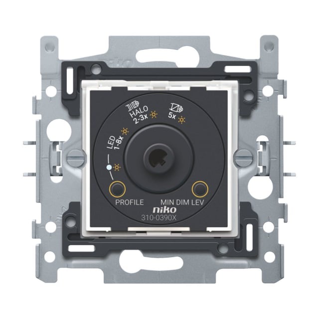 NIKO - Variateur à bouton rotatif universel 2 fils 3-300W - 310-03900 NIKO - Variateur à bouton rotatif universel 2 fils 3-300W - 310-03900