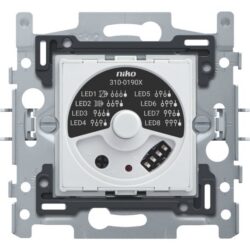 Détails visibles de Variateur universel encastré à bouton rotatif 5-325W pour Variateurs rotatifs