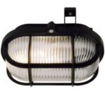 NORDLUX - Skotlampe hublot max.60W E27 IP44 noir - 17051003