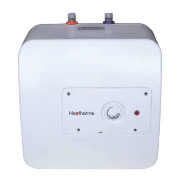 Chauffe-eau sous évier 10 L Neotherme Chauffe-eau sous évier 10 L mural compact avec raccords supérieurs et commande frontale
