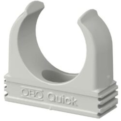 Collier de fixation ignifuge gris M20 Quick, configuration visible