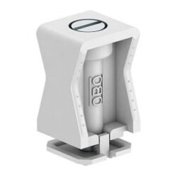 Attache pour rail 11-12 mm gris clair, configuration visible