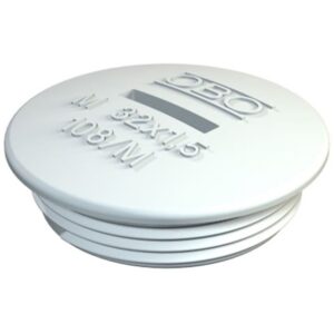 OBO BETTERMANN - Bouchon gris 108/M50 gris clair - polystyrène - 2033032