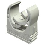 OBO BETTERMANN - Collier Multi-QUICK 25-32mm gris clair RAL 7035 - polyamide - 2153734