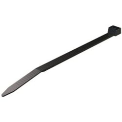 Collier de serrage noir en polyamide mm, configuration visible