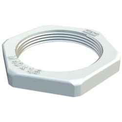 Contre-écrou métrique M50 polystyrène gris, configuration visible