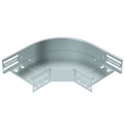 Coude 90° horizontal pour chemin de câbles, configuration visible