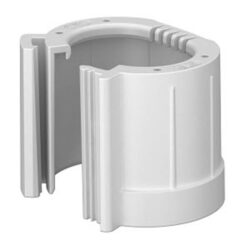 Embout de tube divisible M20 gris clair, configuration visible