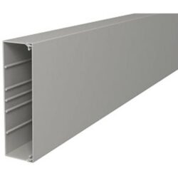 Goulotte avec couvercle 60x210 gris, configuration visible