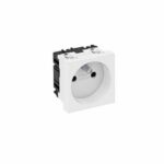 OBO BETTERMANN - PRISE 45MM 1x 90° BLANC - 6120152