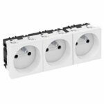 OBO BETTERMANN - PRISE 45MM 3x 90° BLANC - 6120192