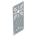 OBO BETTERMANN - Plaque de montage droite 233x120 - acier