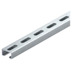 Détails visibles de Rail profilé C perforé galvanisé à chaud 6000 mm pour Rail / profil perforé