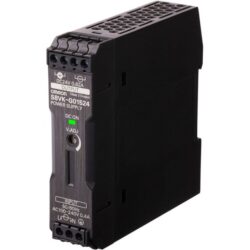 Détails visibles de Alimentation rail DIN 24 V CC 15 W boîtier fermé pour Alimentations DIN