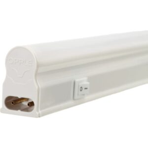 Réglette LED T5 600 mm 9 W avec interrupteur intégré et connecteur d’alimentation