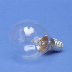Ampoule boule claire E14 15W 230V Ø45mm, finition autre