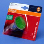 OSRAM - Decospot LED Par16 GN vert GU10 blister - 4008321905574