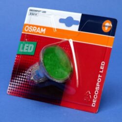 OSRAM - Decospot LED Par16 GN vert GU10 blister - 4008321905574