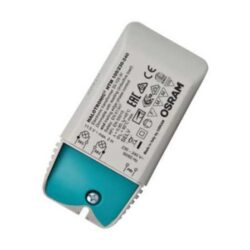 Transformateur électronique halogène OSRAM HTM 105 230-240 V boîtier compact blanc et bleu