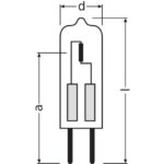 OSRAM - LEV G4 10x33mm 12V 20W 357lm 2800K 2000h Lampe halogène basse tension - 141939 – Image 2