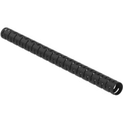 Détails visibles de Gaine fendue protège-câbles noir 12,7 mm pour Accessoires pour gaines précâblées