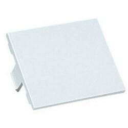 PANDUIT - 1/2-size blank insert. Reserves space for future upgrades. - CHB2IW-X