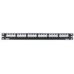 PANDUIT - 24-port all metal modular patch panel with strain relief bar 1U - CP24WSBLY