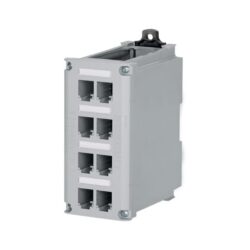 PANDUIT - 8-PORT DIN RAIL MOUNT COPPER PATCH PANEL - CDPP8RG