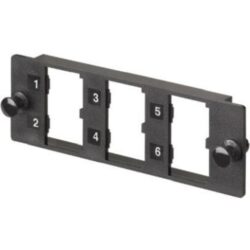 PANDUIT - Adaptateur pour 6 JACKS fibre duplex OPTI-JACK ou JACKS MINI-COM (non comp - FMP6