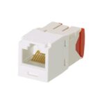 PANDUIT - Category 5e RJ45 8 position unshielded module arctic white - CJ5E88TGAW