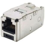 PANDUIT - Category 6 RJ45 8 position shielded module + integrated shield - CJS688TGY