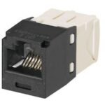 PANDUIT - Category 6 RJ45 8 position unshielded module black - CJ688TGBL