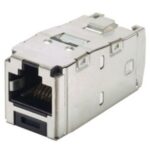 PANDUIT - Category 6A 10G RJ45 8 position shielded module + integrated shield - CJS6X88TGY