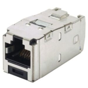 PANDUIT - Category 6A 10G RJ45 8 position shielded module + integrated shield - CJS6X88TGY