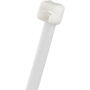 Collier de serrage nylon blanc 188x4,8 mm avec tête autobloquante