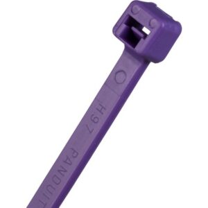 Collier de serrage nylon violet 188 x 4,8 mm pour fixation de câbles