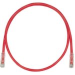 PANDUIT - Copper patchcord CAT6 red LSZH UTP 15M - UTPSPL15MRDY