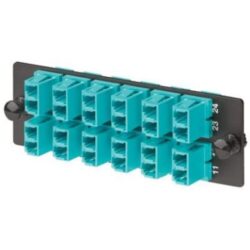 PANDUIT - FAP w/12 LC 10 GB DUPL MM Adapters (AQ)Zirconia - FAP12WAQDLCZ