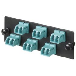 PANDUIT - FAP w/6 LC 10 GbE Dupl mm Adapters (AQ) Zirconia - FAP6WAQDLCZ